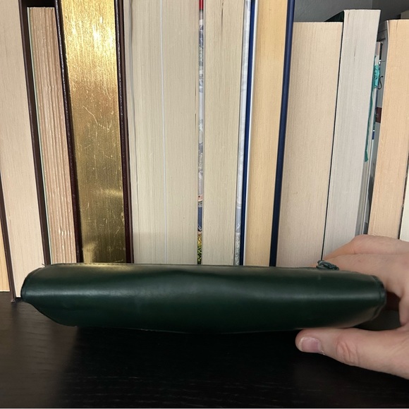 Buxton - Vintage Trifold Green Leather Wallet - Picture 11 of 16